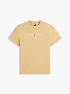 Linear Logo Jersey T-Shirt — Beige 5
