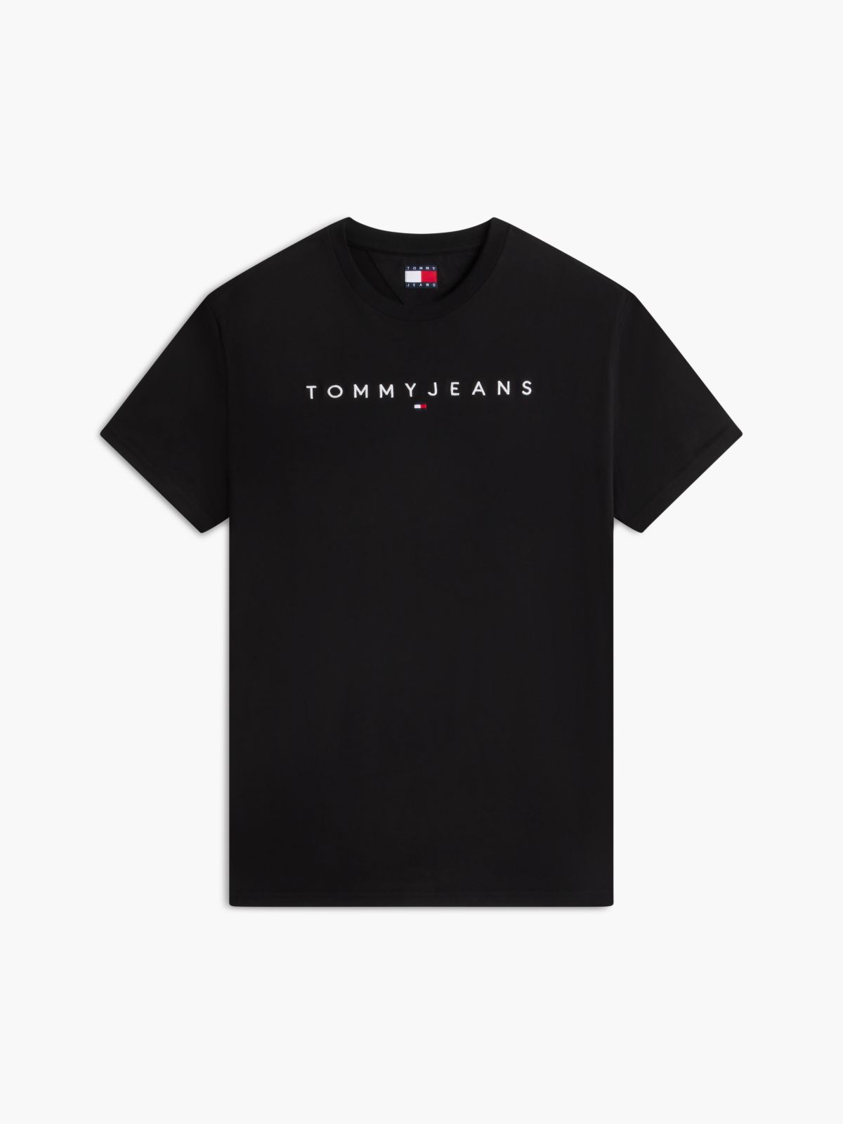 Linear Logo Jersey T-Shirt — Black