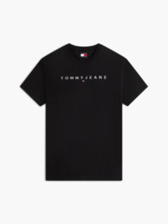 Linear Logo Jersey T-Shirt — Black 6