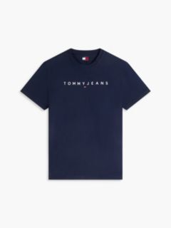 Linear Logo Jersey T-Shirt — Blue 6