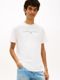 Linear Logo Jersey T-Shirt — Green 1