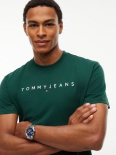 Linear Logo Jersey T-Shirt — Green 3