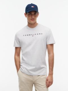 Linear Logo Jersey T-Shirt — Grey 1