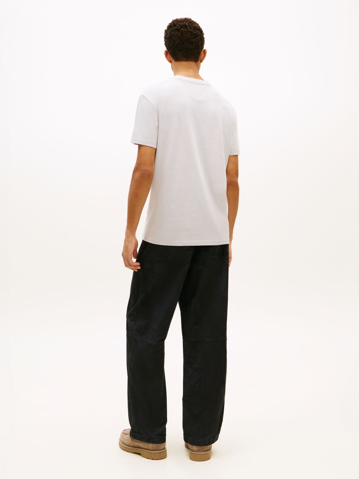 Linear Logo Jersey T-Shirt — Grey
