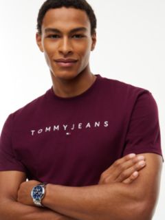 Linear Logo Jersey T-Shirt — Purple 3