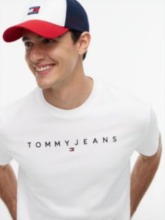 Linear Logo Jersey T-Shirt — White 3