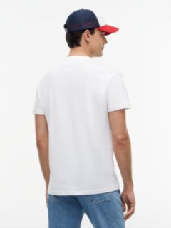 Linear Logo Jersey T-Shirt — White 4