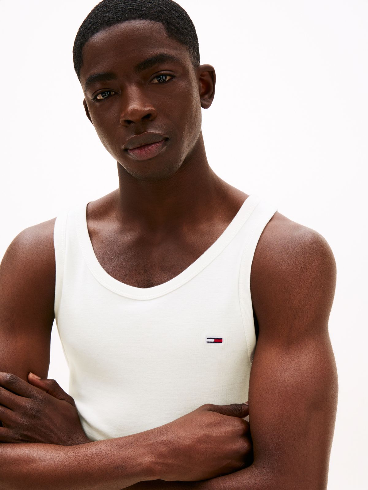 2-Pack Tommy Flag Extra Slim Tank Tops — Multi