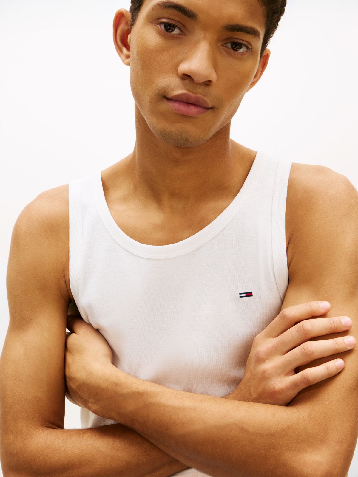 2-Pack Tommy Flag Extra Slim Tank Tops — Multi