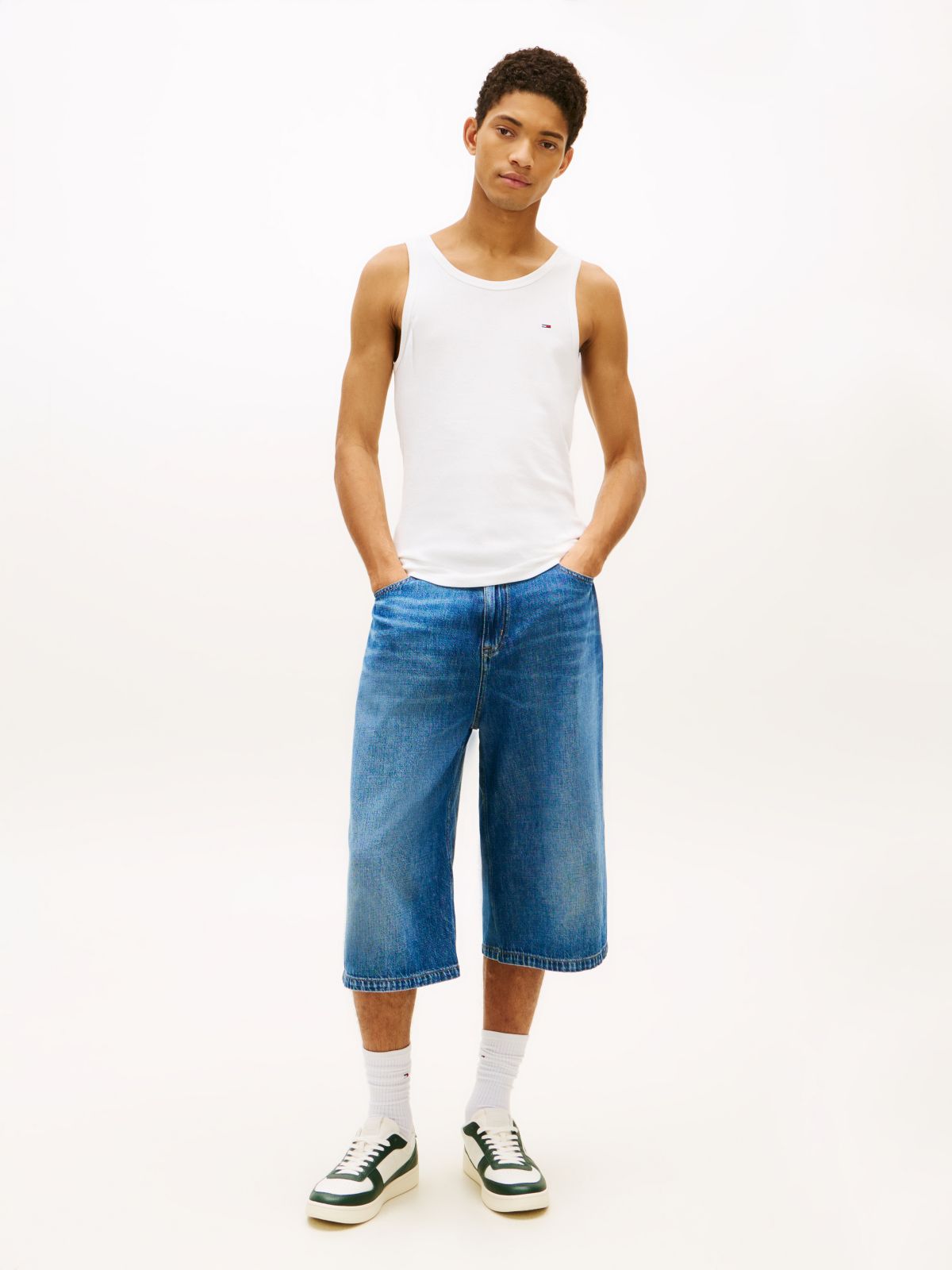2-Pack Tommy Flag Extra Slim Tank Tops — Multi