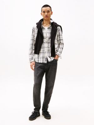 chemise standard à carreaux plusieurs couleurs pour hommes tommy jeans