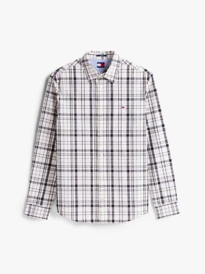 chemise standard à carreaux plusieurs couleurs pour hommes tommy jeans
