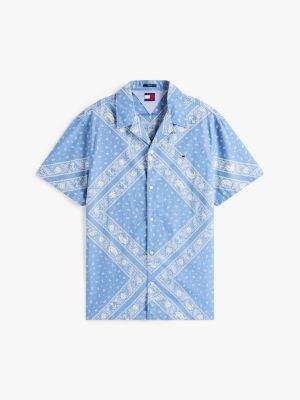 multi regular fit short sleeve shirt for men tommy jeans