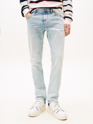 blue scanton light wash slim jeans for men tommy jeans