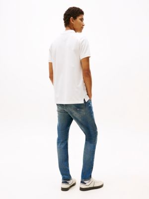 blau austin slim tapered jeans für herren - tommy jeans