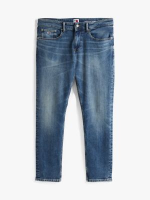 jean slim fuselé austin bleu pour hommes tommy jeans