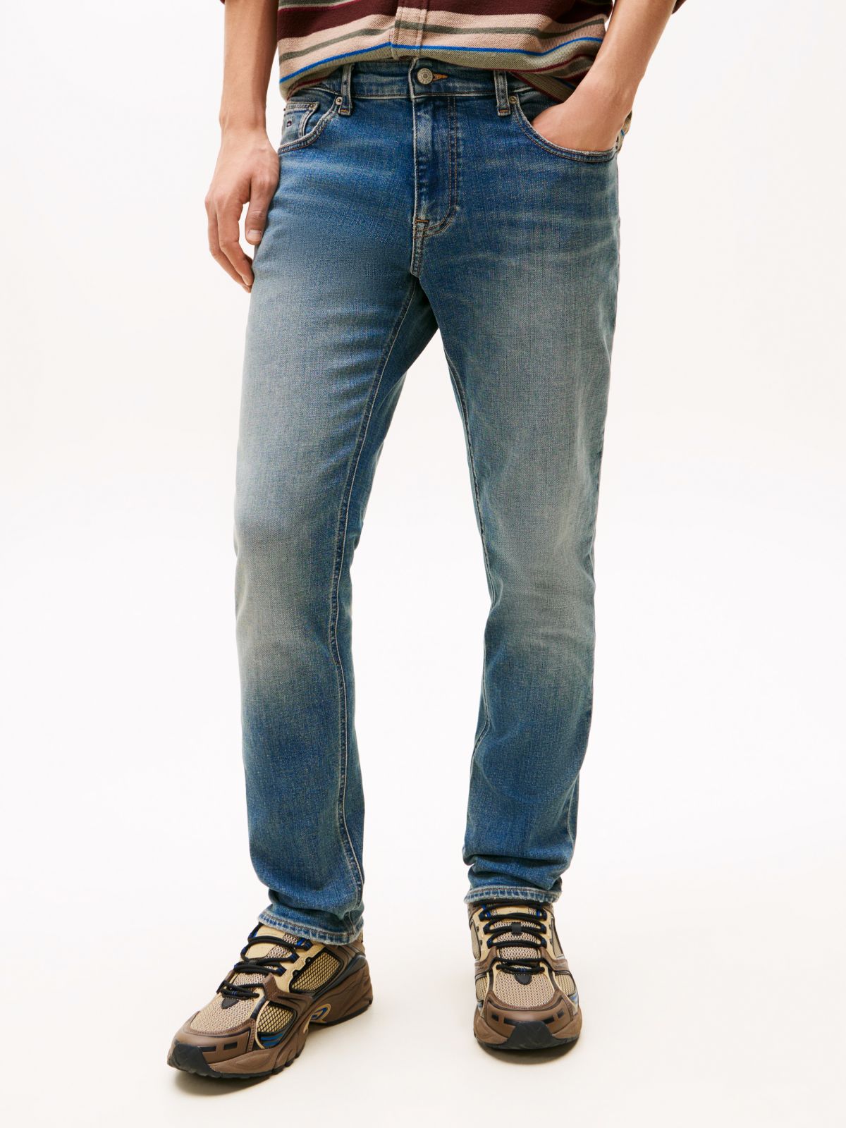 Scanton Faded Slim Jeans — Blue