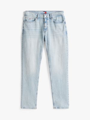 blue ryan slim straight leg jeans for men tommy jeans