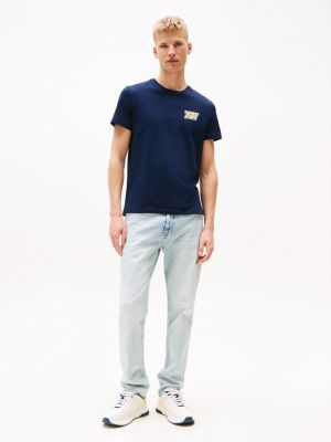 jean slim droit ryan blue pour hommes tommy jeans