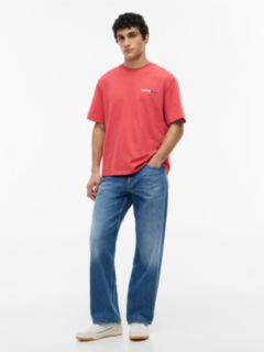 Jaimie Loose Straight Faded Jeans — Blue 2