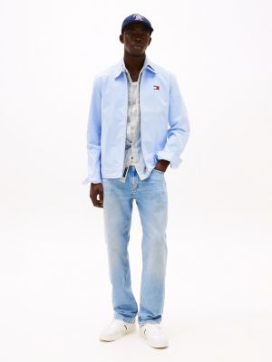 jean slim droit ryan blue pour hommes tommy jeans