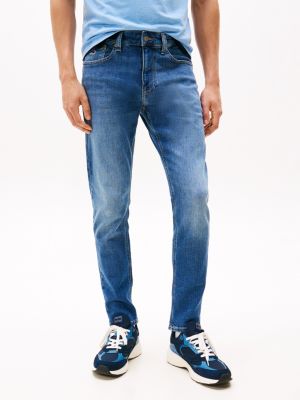 jean slim austin fuselé denim pour hommes tommy jeans