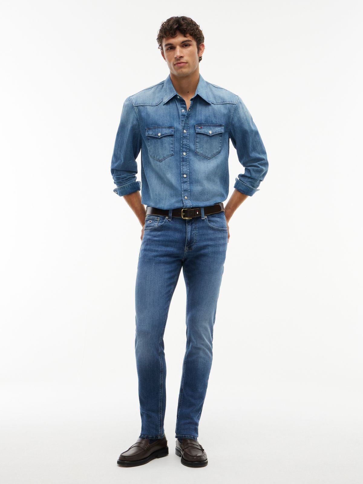 Austin Slim Tapered Jeans — Blue