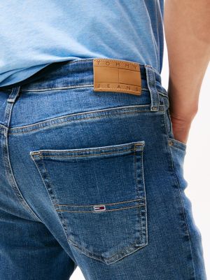 jean slim austin fuselé denim pour hommes tommy jeans