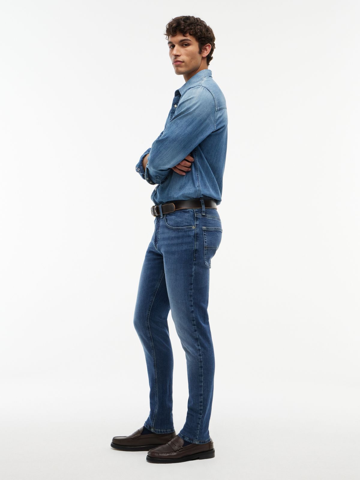 Austin Slim Tapered Jeans — Blue