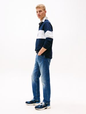 jeans ryan slim fit dritti denim da uomini tommy jeans