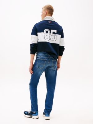 jeans ryan slim fit dritti denim da uomini tommy jeans