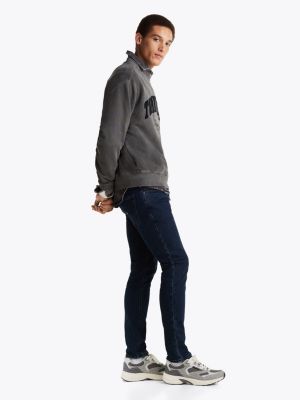 blau austin slim tapered jeans für herren - tommy jeans