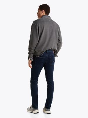 blau austin slim tapered jeans für herren - tommy jeans