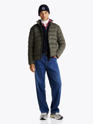 schwarz leichtgewichtige daunen-puffer-jacke für herren - tommy jeans