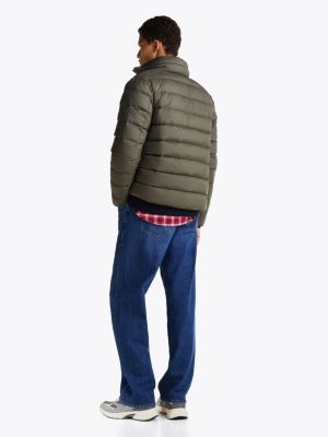 schwarz leichtgewichtige daunen-puffer-jacke für herren - tommy jeans