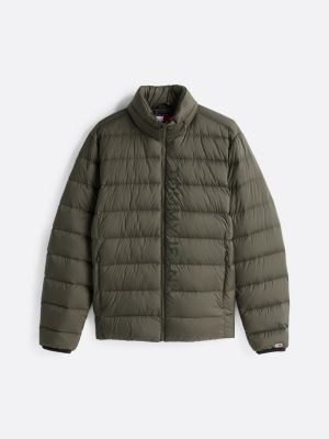 schwarz leichtgewichtige daunen-puffer-jacke für herren - tommy jeans