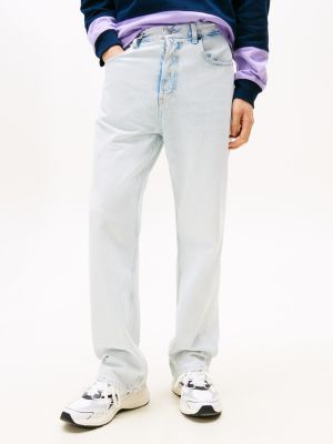 jean droit coupe standard otis léger bleu pour hommes tommy jeans
