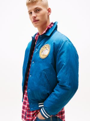 bomber à écusson logo plusieurs couleurs pour hommes tommy jeans