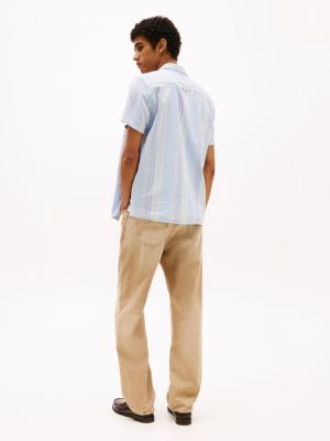chemise coupe standard texturée plusieurs couleurs pour hommes tommy jeans