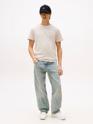 meerdere kleuren set van 2 slim fit t-shirts voor heren - tommy jeans