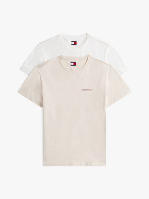 multi set van 2 slim fit t-shirts voor heren - tommy jeans