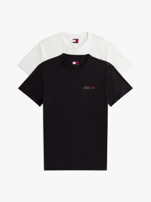 lot de 2 t-shirts ajustés plusieurs couleurs pour hommes tommy jeans