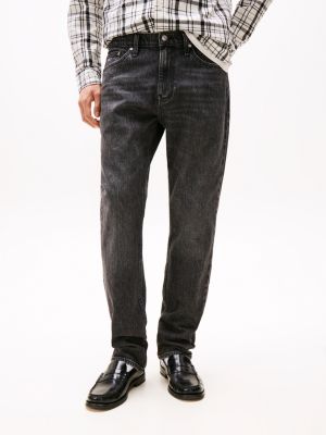 denim ryan slim straight jeans met fading voor heren - tommy jeans