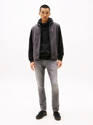 black scanton faded slim jeans for men tommy jeans