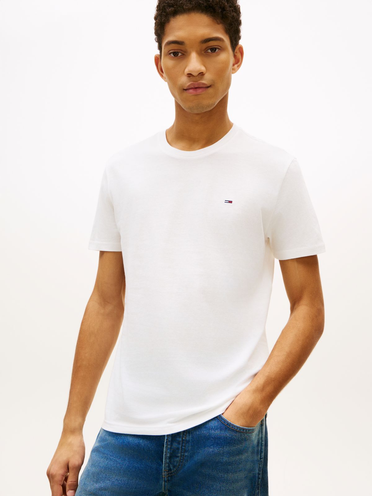 3-Pack Tommy Flag Extra Slim T-Shirts — Multi