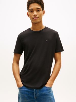 lot de 3 t-shirts extra slim tommy flag multi pour hommes tommy jeans