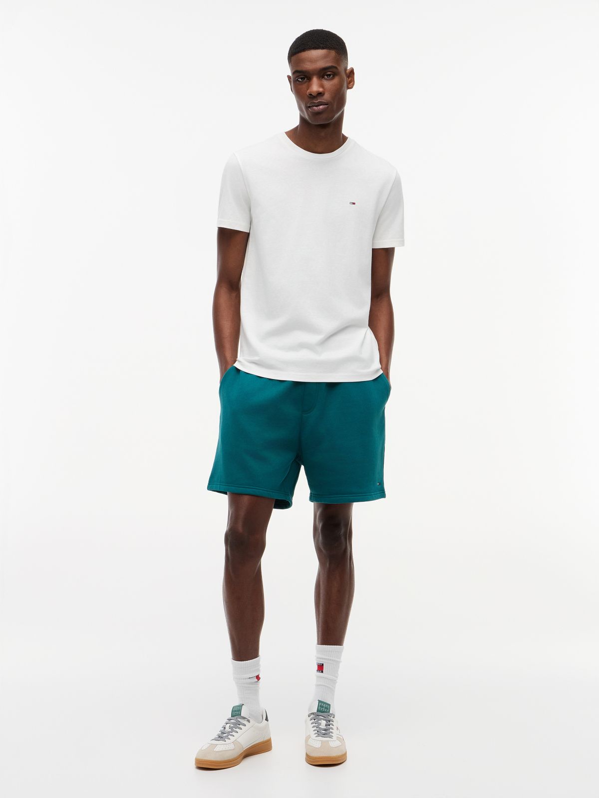 3-Pack Tommy Flag Extra Slim T-Shirts — Multi