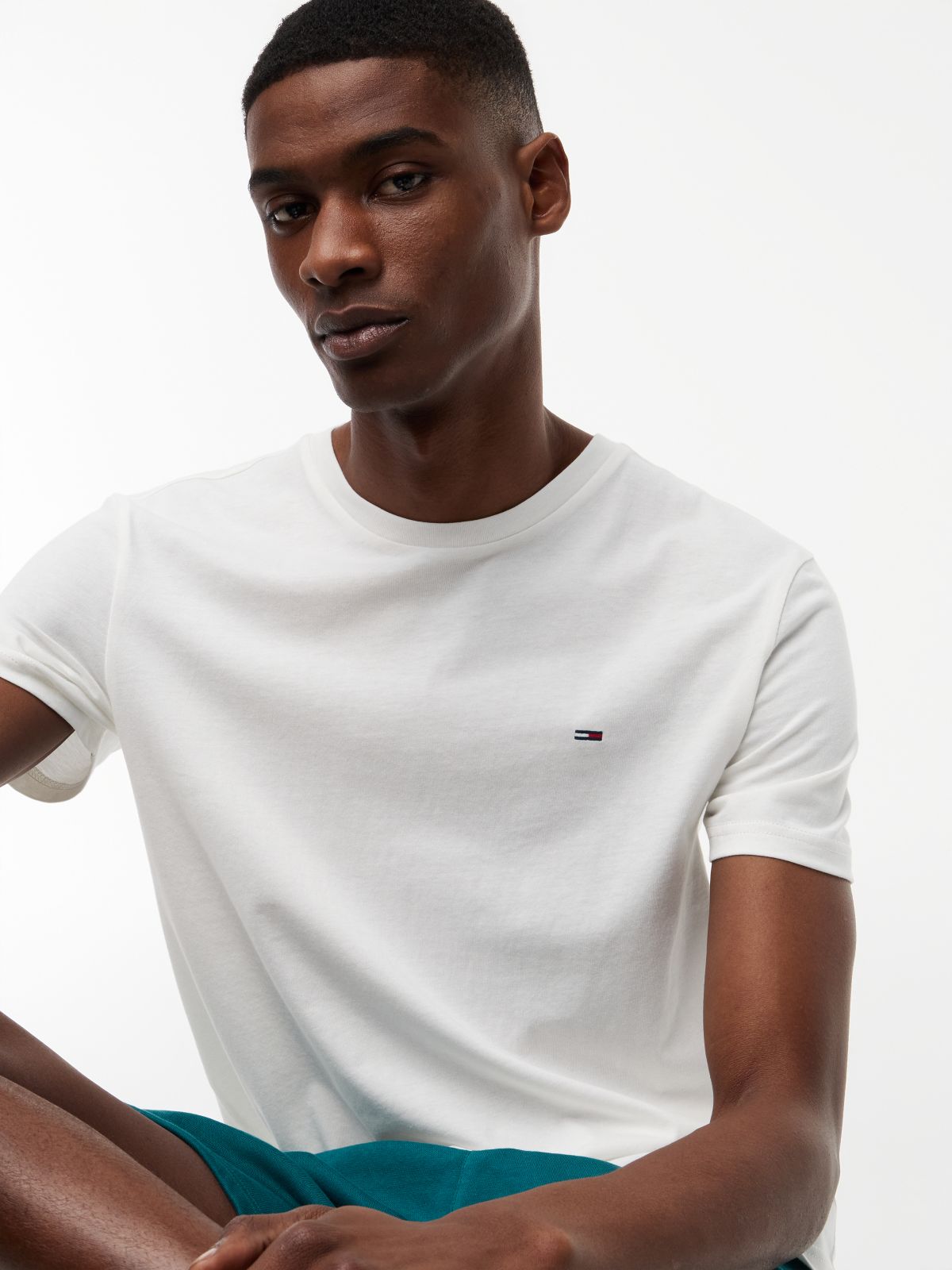 3-Pack Tommy Flag Extra Slim T-Shirts — Multi