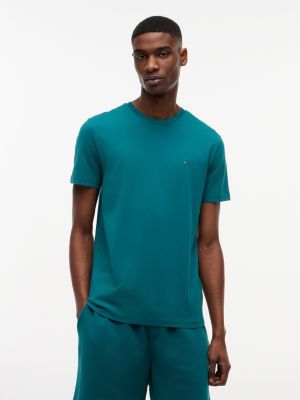 multi 3-pack tommy flag extra slim t-shirts for men tommy jeans