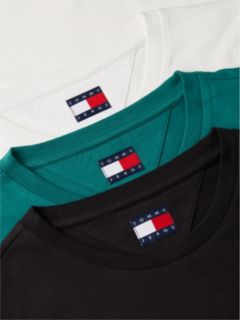 3-Pack Tommy Flag Extra Slim T-Shirts — Multi 8